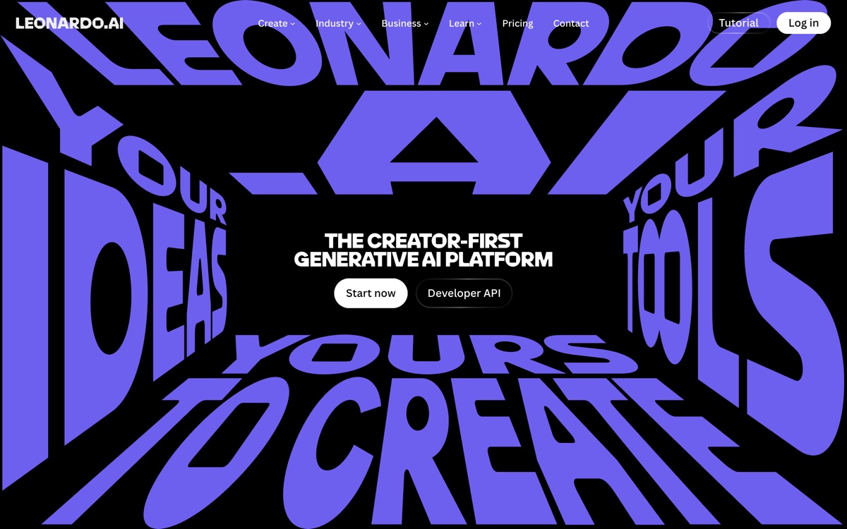 Giao diện Leonardo.ai