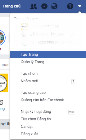 Cách tạo trang bán hàng Facebook