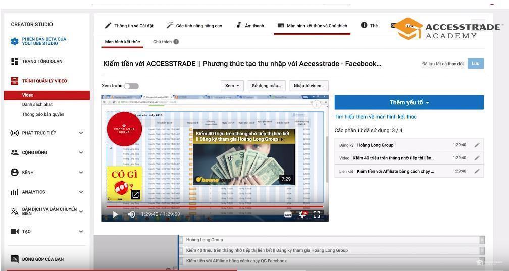 Hình ảnh thêm video cần kéo view vào video có nhiều view