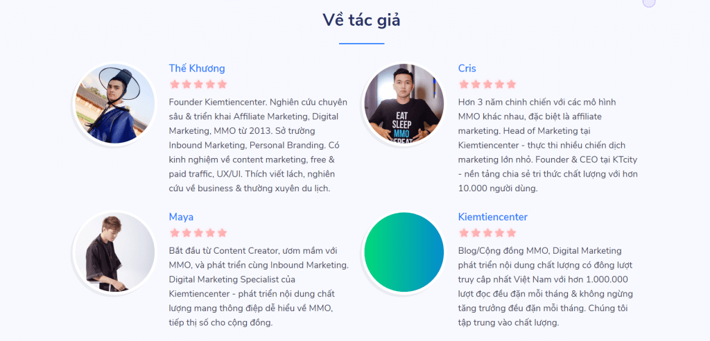 Khóa học epic review tại KTCity với các expert giảng dạy cưc kỳ chất lượng