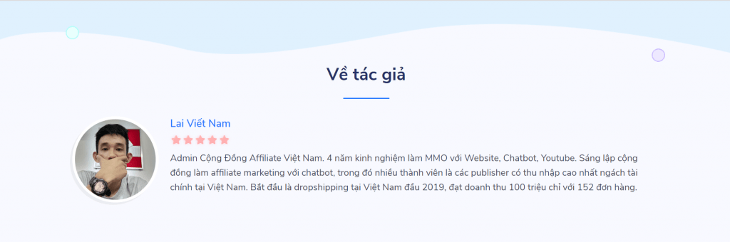 Khóa học làm dropshipping của Lai Viết Nam