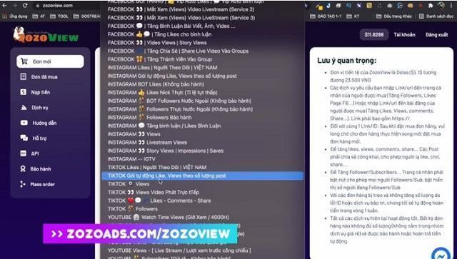 Các dịch vụ tại ZozoView
