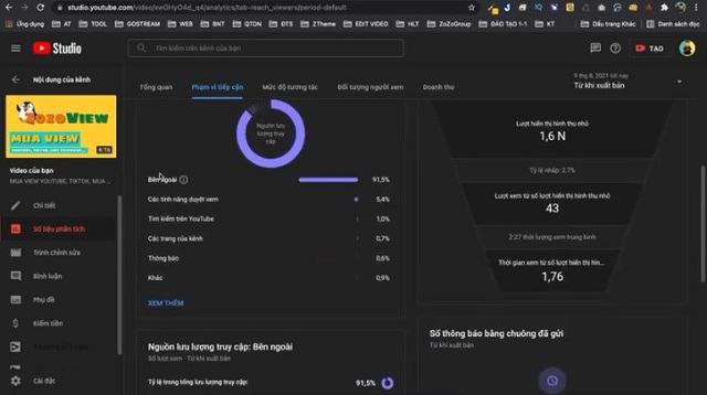 Các nguồn traffic video youtube
