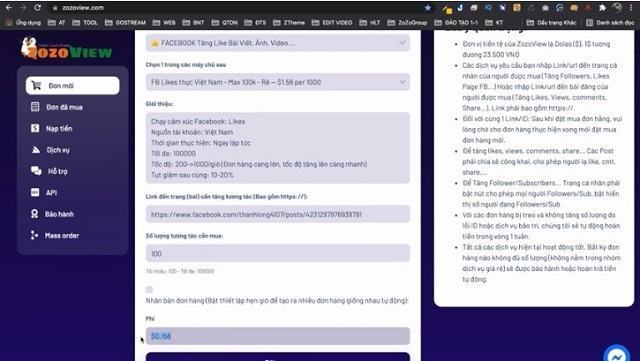 Cách mua like bài viết Facebook Cách mua like bài viết Facebook