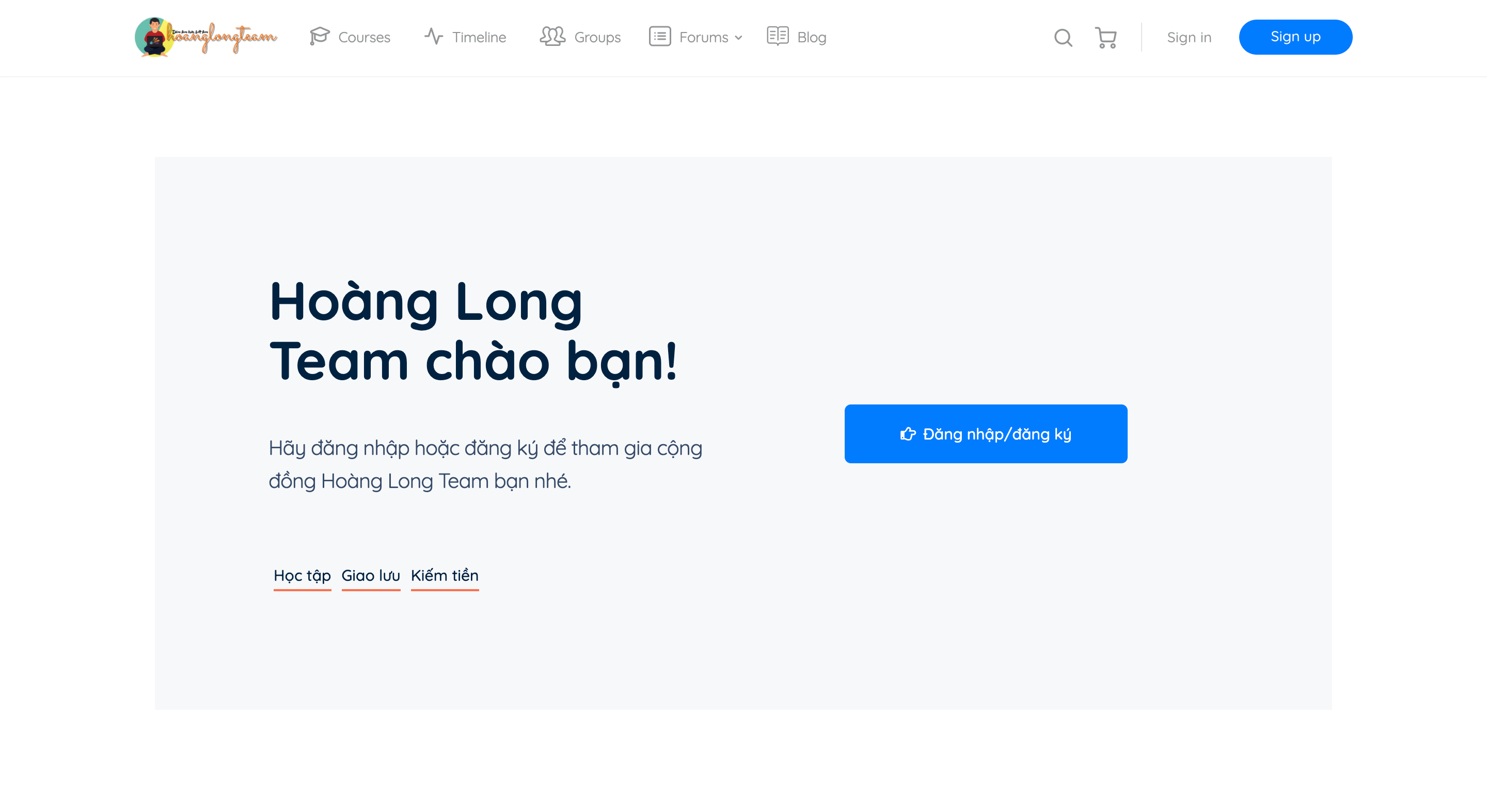 Nền tảng dạy học trực tuyến (E-learning)
