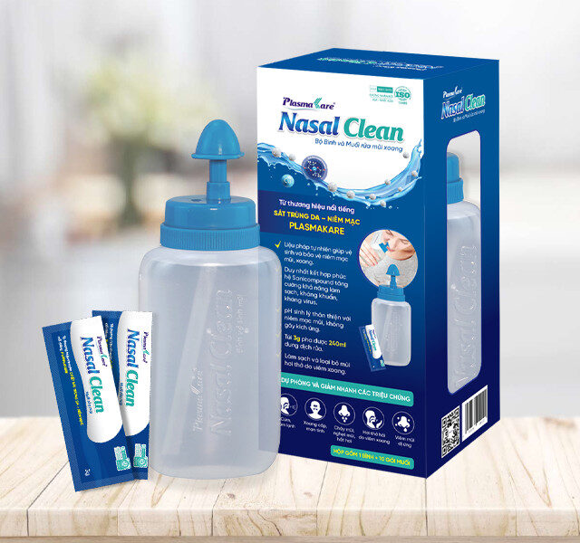 Bình rửa mũi PlasmaKare Nasal Clean được thiết kế tiện dụng