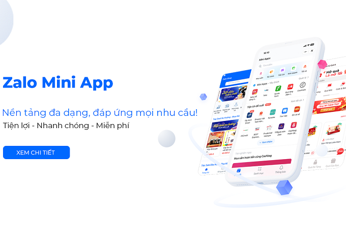 Zalo Mini App là một ứng dụng con vận hành trực tiếp trên Zalo Zalo Mini App là một ứng dụng con vận hành trực tiếp trên Zalo