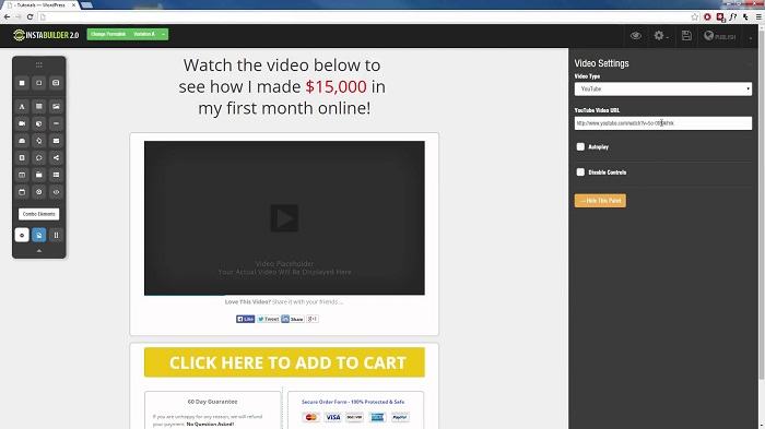 cách cài đặt Instabuilder