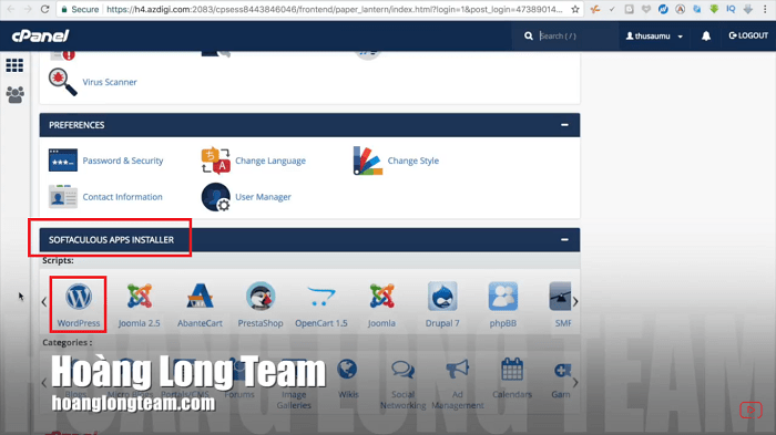 Cài mã nguồn WordPress và thay giao diện cho web WordPress