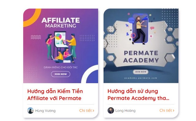 Nội dung kiến thức trên Permate Academy được xây dựng dễ hiểu