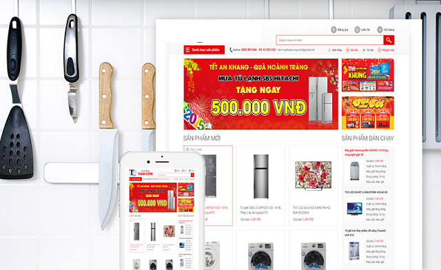 Xây website ngách về đồ gia dụng Xây website ngách về đồ gia dụng