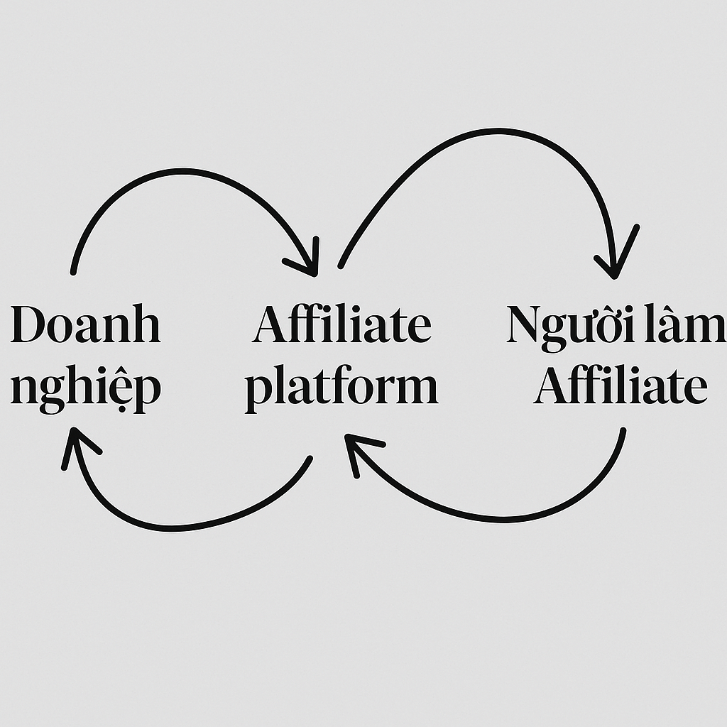 Ảnh minh hoạ mô hình Affiliate Marketing cũ